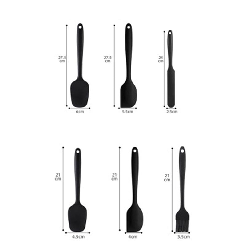 Kit 6 peças - Utensílios de Silicone para Cozinha