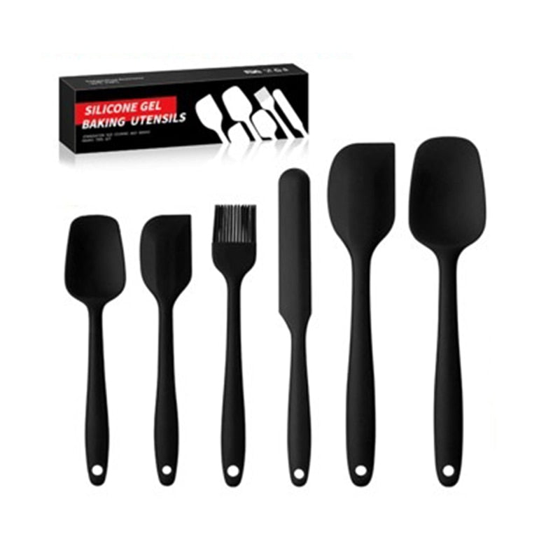 Kit 6 peças - Utensílios de Silicone para Cozinha