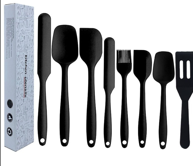 Kit 8 Utensílios de Silicone para Cozinha