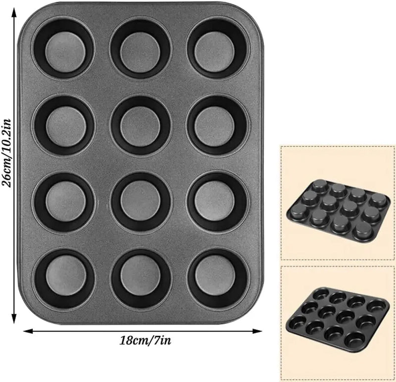 Conjunto de Utensílios de Cozinha Antiaderentes em Aço Carbono