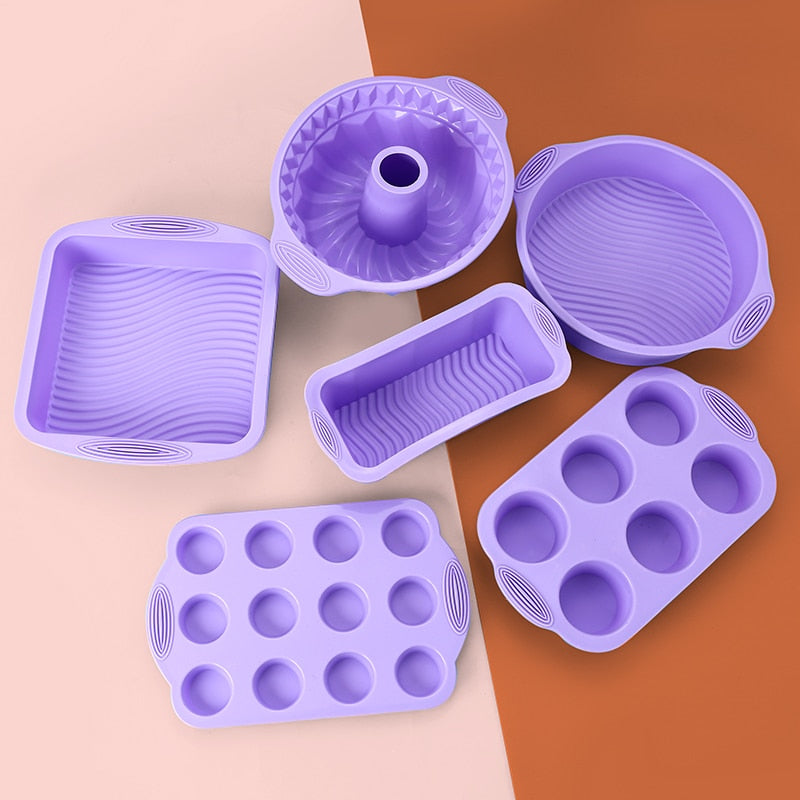 Molde de silicone Bakeware Muffin Cupcake