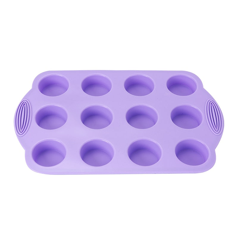 Molde de silicone Bakeware Muffin Cupcake