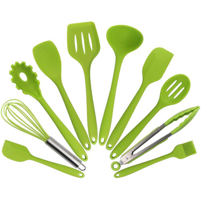 Kit de Utensílios de Silicone para Cozinha (5, 6 ou 10 peças)