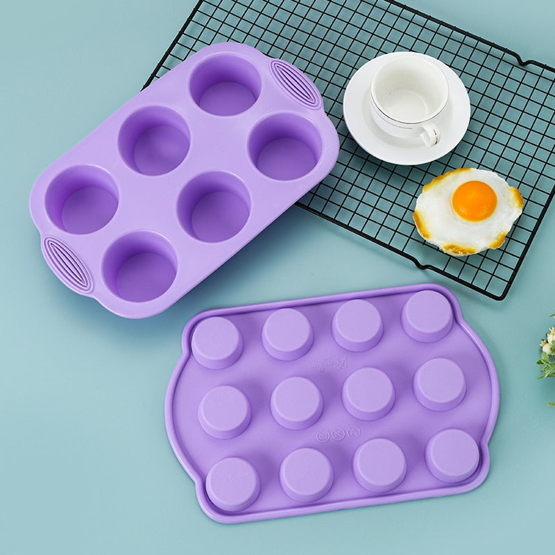 Molde de silicone Bakeware Muffin Cupcake