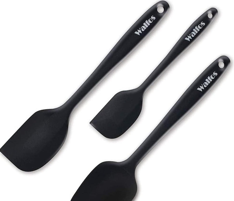 Conjunto de 3 espátulas de silicone resistentes ao calor para cozinhar